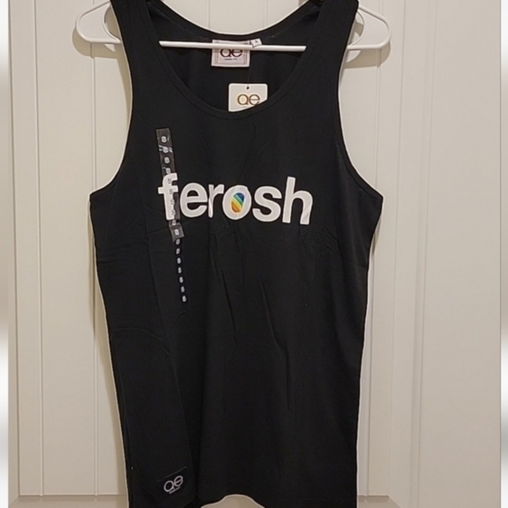 QUEER EYE | ferosh Black Tank Top 🏳️‍🌈